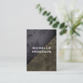 Moderne rustikale Farbblöcke Visitenkarte (Stehend Vorderseite)