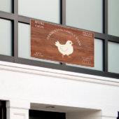 Moderne rustikale Farmhouse-Unternehmen Banner (Äußeres Gebäude)