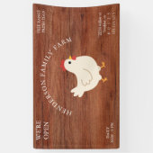 Moderne rustikale Farmhouse-Unternehmen Banner (Vertikal)