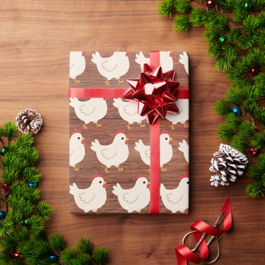 Moderne rustikale Farmhouse-Unternehmen Geschenkpapier (Feiertagsgeschenk)