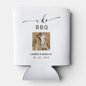 Moderne rustikale Foto Kalligraphie I Do GRILLEN Dosenkühler (Rückseite)