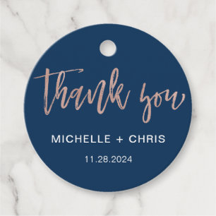 Moderne rustikale Gastgeschenk Hochzeit Geschenkanhänger