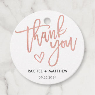 Moderne rustikale Gastgeschenk Hochzeit Geschenkanhänger