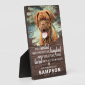 Moderne rustikale Haustier-Gedenkstätte | FOTO Fotoplatte (Seite)