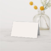 Moderne Rustikale Herbst Boho Blumenhochzeit Platzkarte (Rückseite)