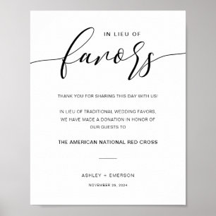 Moderne rustikale Hochzeit anstelle eines Liebesze Poster