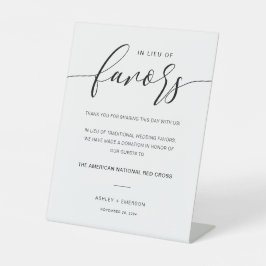 Moderne rustikale Hochzeit anstelle eines Liebesze Sockelschild