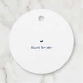 Moderne Rustikale, Hochzeit Danke, Geschenke, Geschenkanhänger (Rückseite)