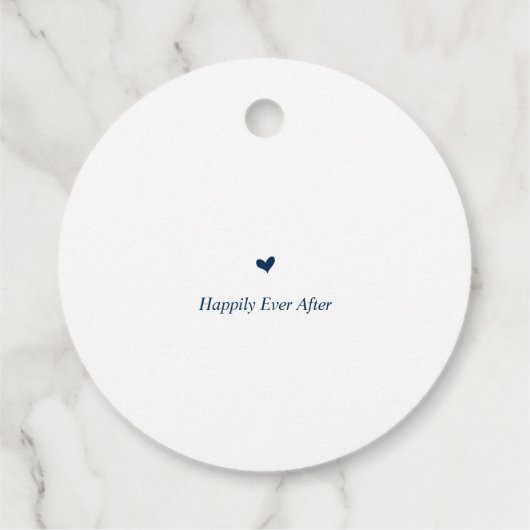 Moderne Rustikale, Hochzeit Danke, Geschenke, Geschenkanhänger (Rückseite)