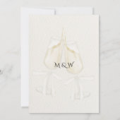Moderne Rustikale Hochzeit Dankeskarte (Rückseite)