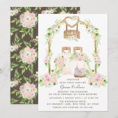 Moderne rustikale Hochzeit im Freien Einladung (Vorne/Hinten)