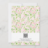 Moderne rustikale Hochzeit im Freien Einladung (Rückseite)