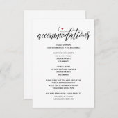 Moderne rustikale Hochzeitshäuser Karte v1 (Vorne/Hinten)