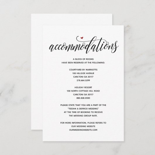 Moderne rustikale Hochzeitshäuser Karte v1 (Vorne/Hinten)