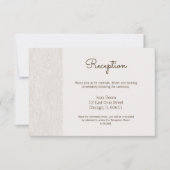 Moderne rustikale Hochzeitskarte aus Holz Einladung (Vorderseite)