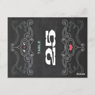 Moderne rustikale Hochzeitsstiftung Postkarte