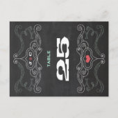 Moderne rustikale Hochzeitsstiftung Postkarte (Vorderseite)