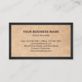 Moderne Rustikale Kraft Handyman Auto Reparatur Me Visitenkarte (Rückseite)