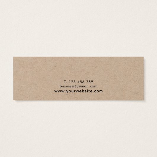 Moderne Rustikale Kraft Schmuckkollektion (Rückseite)