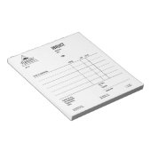 Moderne Rustikale Männliche Mountain Outdoor Güter Notizblock (angewinkelt)