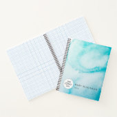 Moderne Rustikale Maskuline Bergbaum Arborist Notizblock (Innenseite)