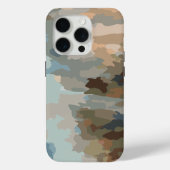 Moderne rustikale Naturfarben Bio Formen Case-Mate iPhone Hülle (Rückseite)