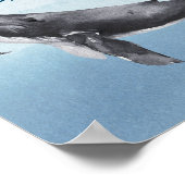 Moderne Rustikale Ocean Baby Dusche Bücher und Ges Poster (Ecke)