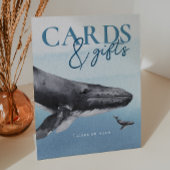 Moderne Rustikale Ocean Baby Showkarten und Gesche Sockelschild