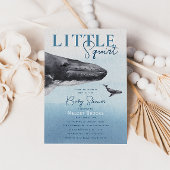 Moderne Rustikale Ocean Little Squirt Baby Dusche Einladung