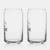 Moderne rustikale Personalisierte Family Wiederseh Dosenglas (Links)