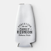 Moderne rustikale Personalisierte Family Wiederseh Flaschenkühler (Vorderseite)