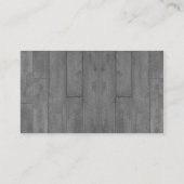 Moderne Rustikale Platzkarten für Hochzeiten von B (Rückseite)