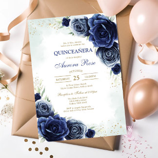 Moderne rustikale Quinceanera-Einladung Einladung