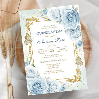 Moderne rustikale Quinceanera-Einladung Einladung