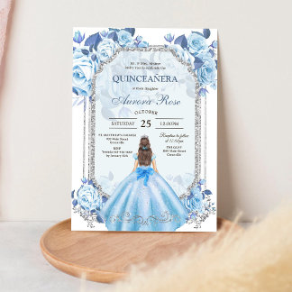 Moderne rustikale Quinceanera-Einladung Einladung