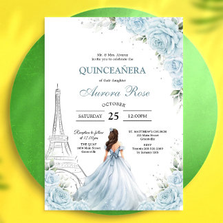 Moderne rustikale Quinceanera-Einladung Einladung