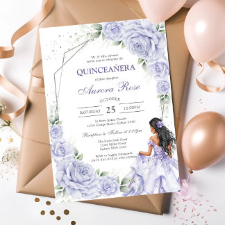 Moderne rustikale Quinceanera-Einladung Einladung