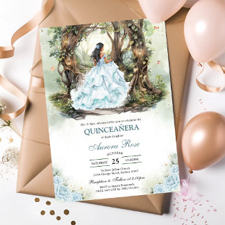 Moderne rustikale Quinceanera-Einladung Einladung
