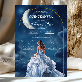 Moderne rustikale Quinceanera-Einladung Einladung