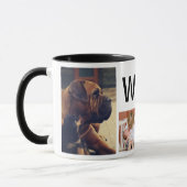 Moderne rustikale Rotwild-Geweihe u. 4 Tasse (Links)