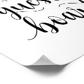 Moderne Rustikale Schwarz Hochzeit Unser Gästebuch (Ecke)