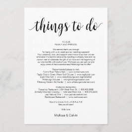 Moderne rustikale, schwarze, Dinge zu tun, Reiseka Programm