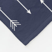 Moderne Rustikale Silhouette Grau Wolf Fleecedecke (Ecke)