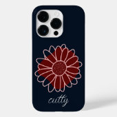 Moderne rustikale Sonnenblume Case-Mate iPhone Hülle (Rückseite)