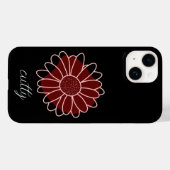 Moderne rustikale Sonnenblume Case-Mate iPhone Hülle (Rückseite (Horizontal))