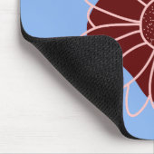 Moderne rustikale Sonnenblume Mousepad (Ecke)