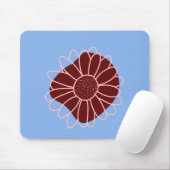 Moderne rustikale Sonnenblume Mousepad (Mit Mouse)