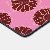 Moderne rustikale Sonnenblume Schreibtischunterlage (Ecke)