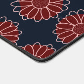 Moderne rustikale Sonnenblume Schreibtischunterlage (Ecke)