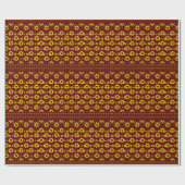 Moderne rustikale Sonnenblumenmuster Geschenkpapier (Flach)